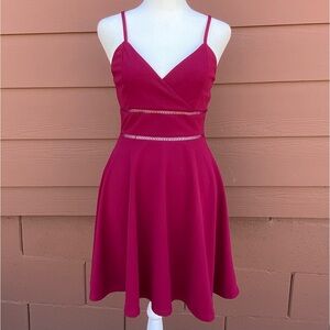 Francesca’s NWT Maroon Mini Dress - Size XS
